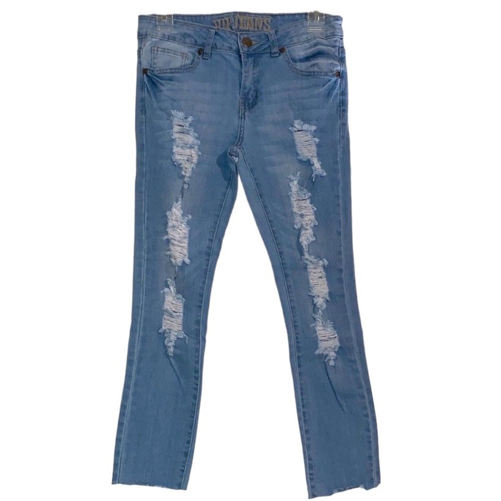 VIP Distressed blue Jeans size 6